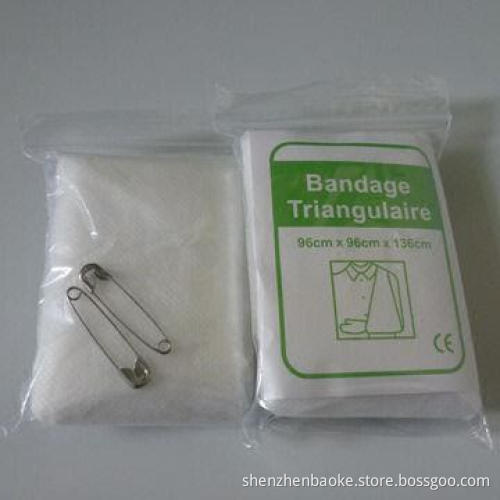 Nonwoven First-aid Triangular Bandage, Measures 96*96*136cm